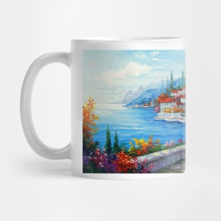 City on the sea coast Mug